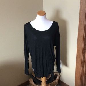 Black Dolman Sleeve Top from Banana Republic